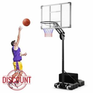 COSTWAY 149-305cm Adjustable Basketball Hoop