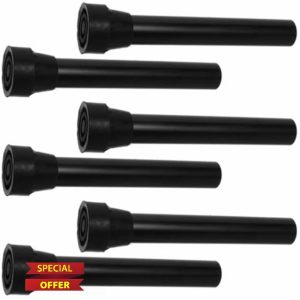 TOGEVAL 6pcs Trampoline Foot Pads Trampoline Leg Replacement Trampoline Leg Cap Trampoline Tube Legs Trampoline Replacement Parts Trampoline Foot Replacement Leg with Pad Stainless Steel