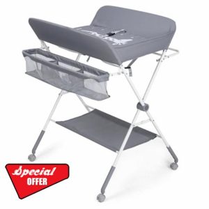 Portable Baby Changing Table with Wheels