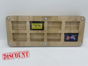 Collector Frame Stand for 8 Nintendo® Gameboy Advance Game Holder Display Case