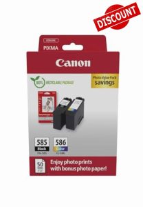 Canon PG-585 / CL-586 Genuine Ink Cartridges