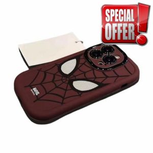 YAAYAGO Spider Man Phone Case For iphone 15 case Spider Man Phone Case For iPhone 15 Pro Max 14 13 12 11 Pro Max Solid Color Soft Case-Dark red-for iPhone 8 Plus(5.5")