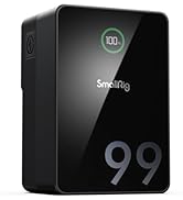 SMALLRIG RC 60B COB Video Light with Built-in 3400mAh Battery & Type-C PD Fast Charging, Handheld...
