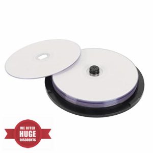 DVD R Blank Disc Recordable Media Disc 4.7GB 16X High Speed PC Multi Purpose for Video Music Photos Pack of 10 in Protective Box (KIMISS1grxm6gypt-12)