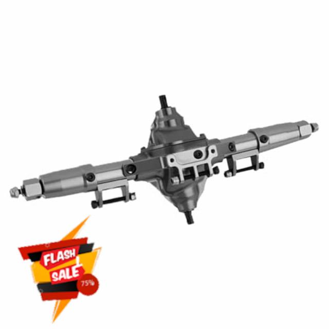ZIBOXI RC Car Front Middle Rear Axle Straight Axle For 1/10 RC Crawler Car Axial SCX10 D90 RC4WD Upgrade Parts(Titanium Middle Axle)