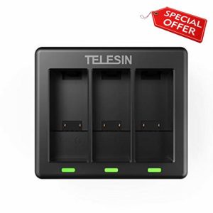 TELESIN Triple Battery Charger Enduro Batteries Charger with Type-C USB Cable for GoPro HERO13 and GoPro 13 Black Enduro Battery Charge