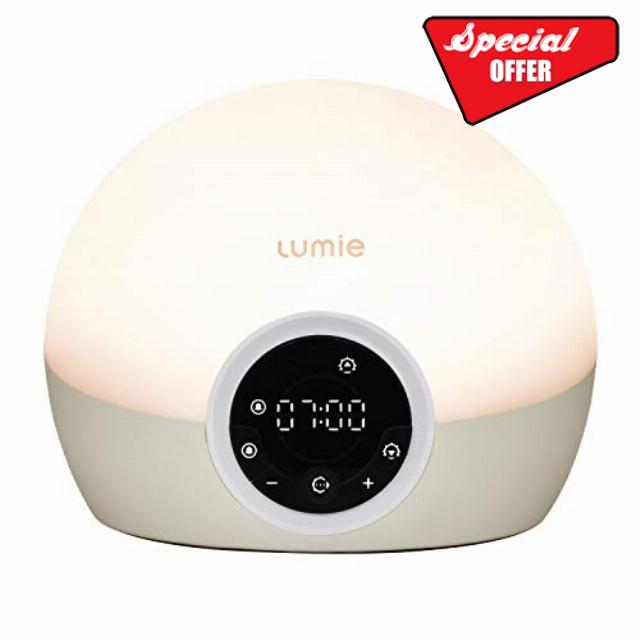 Lumie Bodyclock Spark 100 - Wake-up Light Alarm Clock with Sleep Sunset