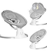 ARTETHYS Electric Baby Swing Chair, Baby Swing Bouncer Chair from Birth with Remote Control, Port...