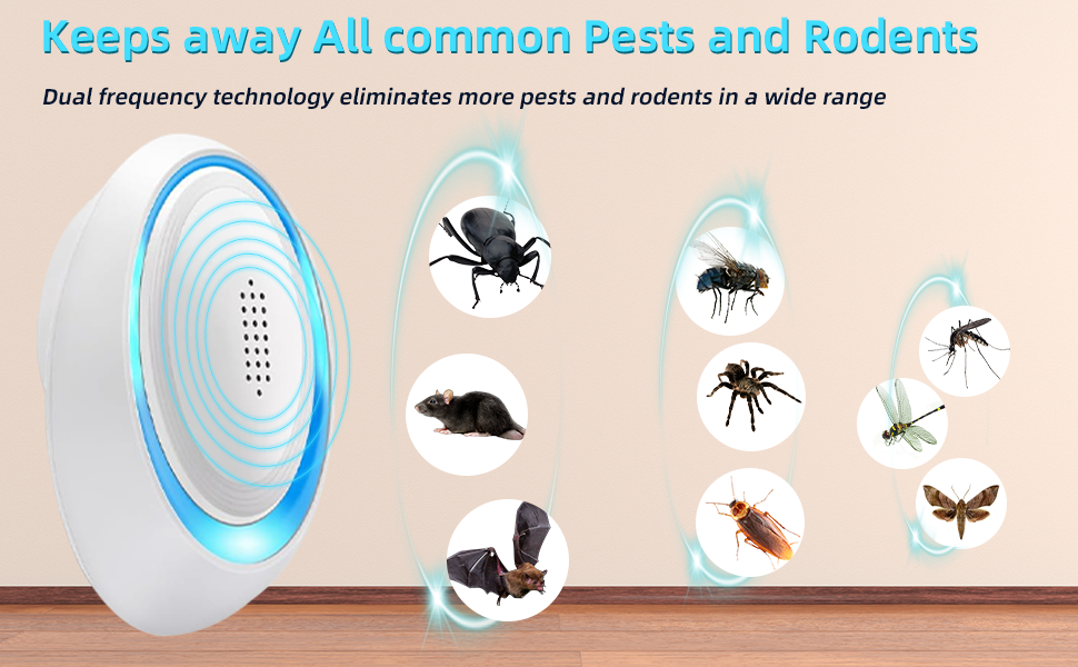Dual-frequency technology repels pests