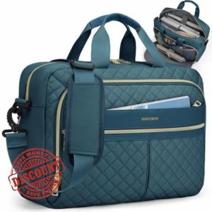 IGOLUMON 15.6 Inch Laptop Bag for Women Messenger Bag Work Bags for Women Computer Bag Laptop Briefcase for Business Office College Travel