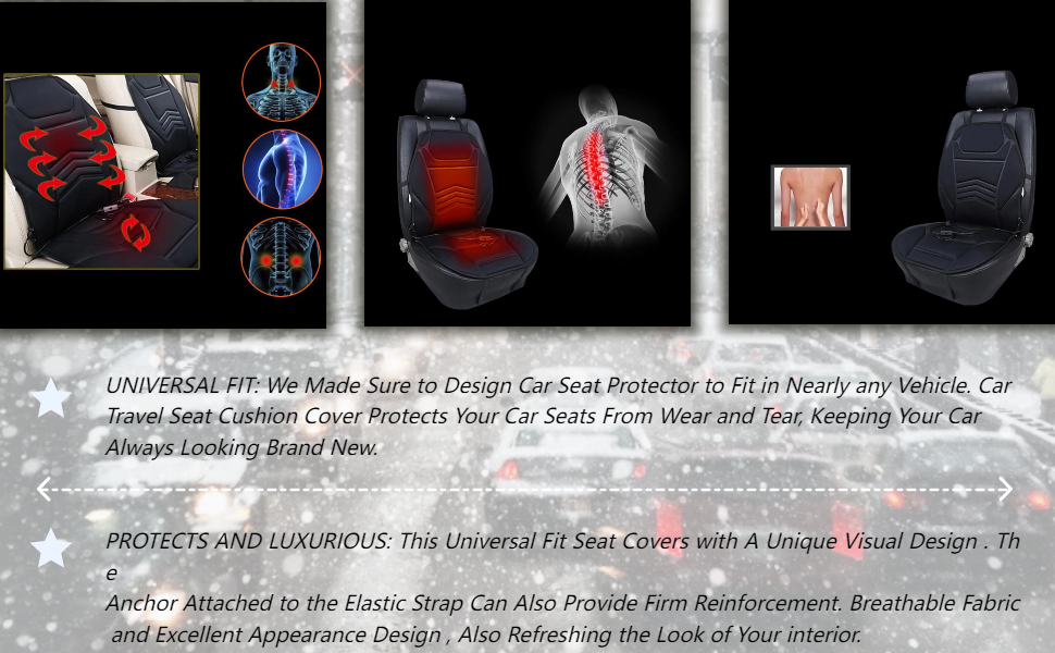 Heated Seat Covers For Cars,UK Heated Seat Covers For Cars,Heat For Full Back And Seat