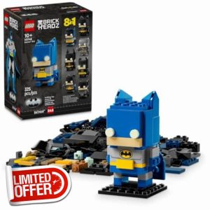 LEGO Brickheadz Batman 8-in-1 Figure Build Your Favourite Batman 10+ 325 Pieces