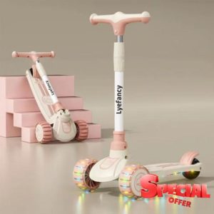 Lyefancy Kids Scooter for 2-8 Years Old Boys Girls