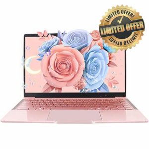 Fsjun Ultra Light and Portable 14" Rose Gold Laptop