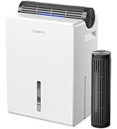 CONOPU Dehumidifier, 4 Semiconductors, Dehumidifiers for Home, 3 Smart Modes with LED Real-Time D...