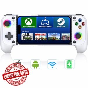 Versatile Wireless Mobile Gaming Controller for iPhone/Android Phone