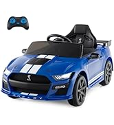 COSTWAY 12V Electric Kids Ride On Car, Licensed Volkswage Toy Vehicle with Remote Control, Lights...