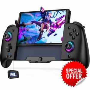 Enhanced Programmable Wireless Switch Controller for Nintendo Switch/OLED