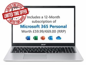 Acer Aspire 1 A115-32 Laptop - Intel Celeron N4500
