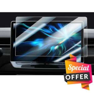 CDEFG Compatible with VW ID.7 ID7 2024 Navigation Screen Protector Tempered Glass 9H Scratch-Resistant 15 Inch Discover Pro Max GPS Screen Protector Car Navigation Film ID7 Accessories