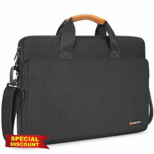 NIDOO 15.6 16 Inch Laptop Shoulder Messenger Bag Briefcase Sleeve for 16" MacBook Pro /15" Surface Book 3/15.6" ThinkPad T15 L15 E15 T15 P15s P16 T16 Z16 /Yoga 7i /Legion 5 7 7i / G16 Gaming/XPS 17