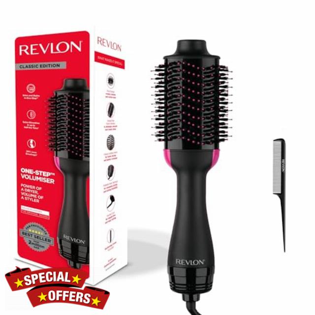 Revlon Salon One-Step Hair Dryer & Volumiser with Sectioning Comb Included (for mid to Long Hair