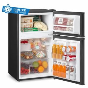 COMFEE' RCT87BL2(E) Under Counter Fridge Freezer