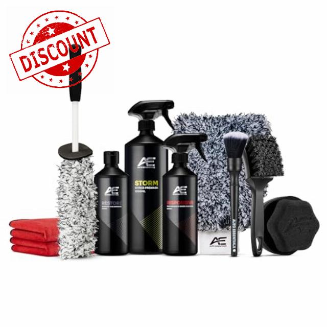 Auto Essentials UK 10 Piece Alloy Cleaning Kit Tyre Dressing