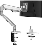 Single Monitor Stand Arm Desk Mount for 13-36 Inch Screens FORGING MOUNT Ergonomic Monitor Bracke...