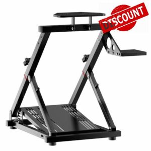 Steering Wheel Stand Racing Simulator Stand Foldable Gaming Metal Stand Support for Logitech G29 G920 G923 G27 G25 Thrustmaster T248 T300 TGT TGT2 TS-PC TS-XW T500 T500RS T300RS TX for Xbox PS4 PS5 PC