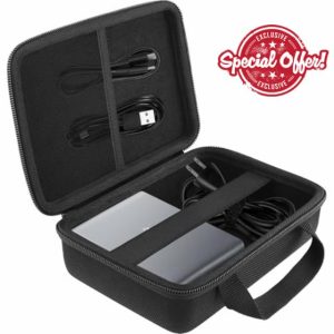 co2CREA Storage Travel Hard Case for Anker Prime 200W /Prime 250W USB C Ultra-Fast 6-Port GaN Charging Station(Case Only