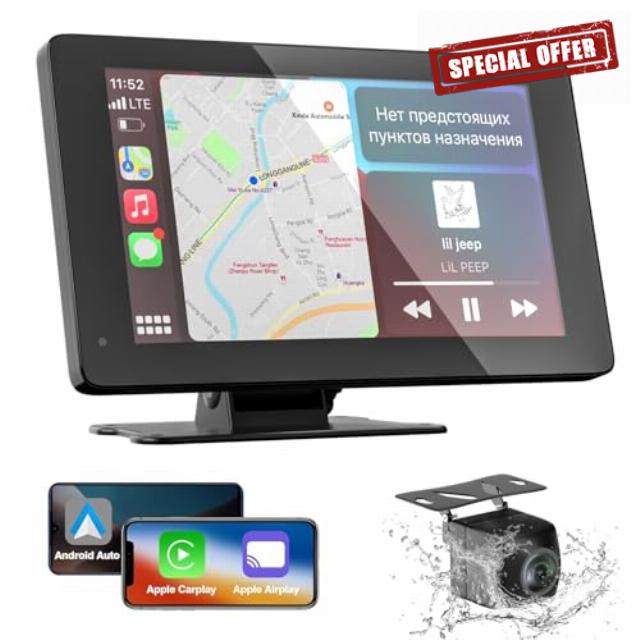 Wireless Apple CarPlay Android Auto Screen
