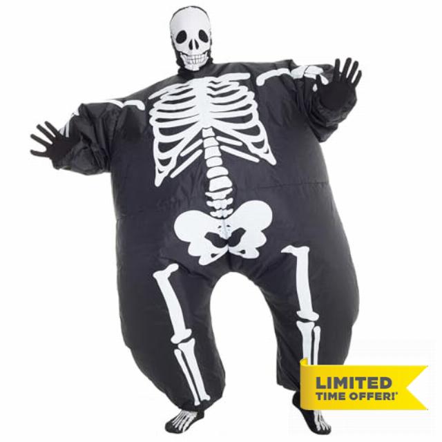 Morph Megamorph Halloween Inflatable Skeleton
