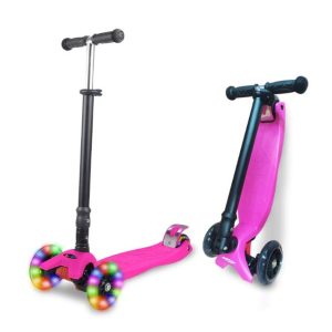 Kids 3-Wheel Scooter for Ages 4-12 with Adjustable Handlebar