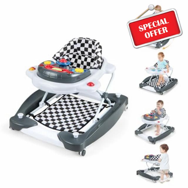 COSTWAY 6 in 1 Baby Walker