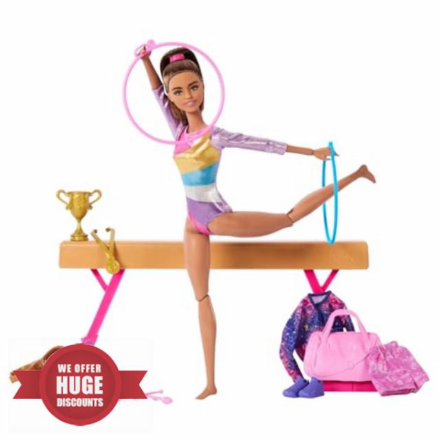 Barbie Gymnastics Doll & Accessories
