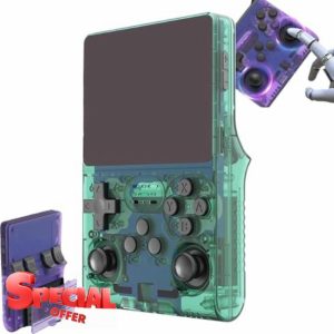 R40S Pro Retro Handheld Game Console with 256G Built-in 20000+ Classic Games