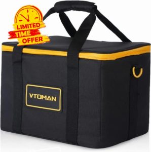 VTOMAN Power Station Carrying Case for FlashSpeed 1500/FlashSpeed 1000 and Jump 1000 1500X 2200 Portable Power Station