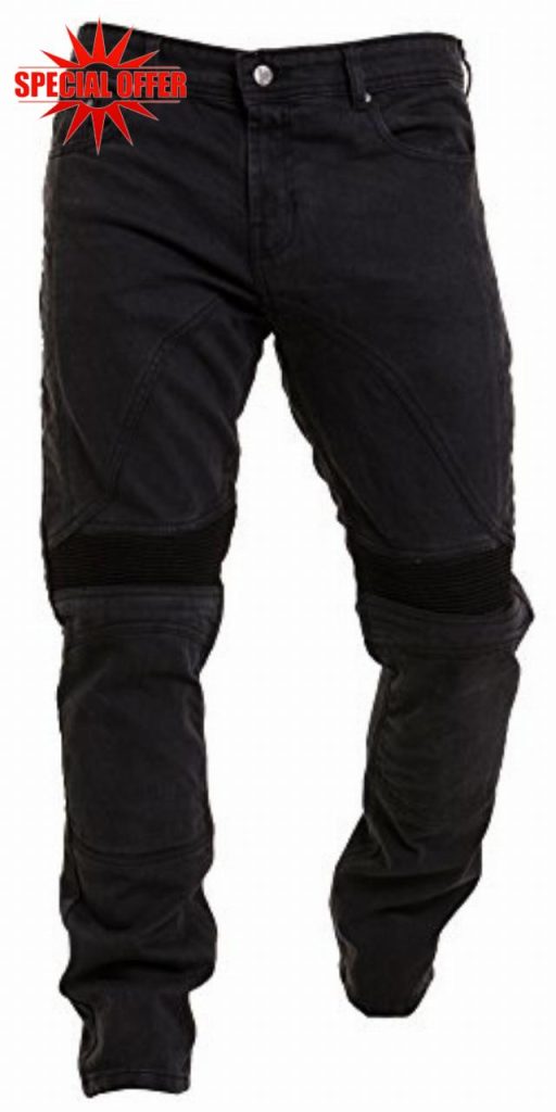 Rider Protec® Mens Motorcycle Jeans Denim Pants Motorbike Trousers Biker Jeans Stretch Aramid Protection Lining