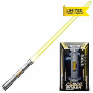 Power Saber: Yellow (Limited Edition) | Auto Extending 30" LED Energy Blade | With Motion Based Light and Sound Effects | Batteries Not Included | Ages 6+