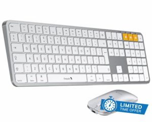 ProtoArc KM100-A Wireless Keyboard and Mouse Set for Mac