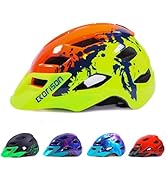 Ckorison Kids Helmet Toddler Bike Helmet Adjustable Safety Lightweight Children Bicycle Helmet fo...