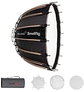 SMALLRIG RC 120B 120W COB Video Light, Bicolor 2700K-6500K 52800Lux Continuous Output Light with ...