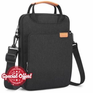NIDOO 14 Inch Laptop Shoulder Bag Protective Messenger Carrying Case for 13.6" 13" MacBook Air/ 14" MacBook Pro/Surface Laptop 6 5/ ThinkPad X13 L13 L14 E14 T14s P14s/ Yoga 7/ XPS 14/ Inspiron 14