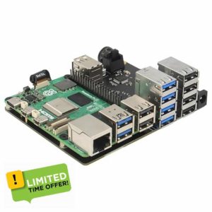 Geekworm X1013 PCIe to 10-Port USB HUB Shield for Raspberry Pi 5