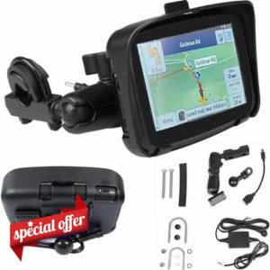 Wireless CarPlay Wireless Android Auto For Motorcycle sat nav Waterproof 5 Inch Touch Screen Device GPS Navigation For Motorbike