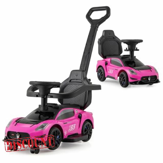 COSTWAY 3 in 1 Ride on Push Along Car