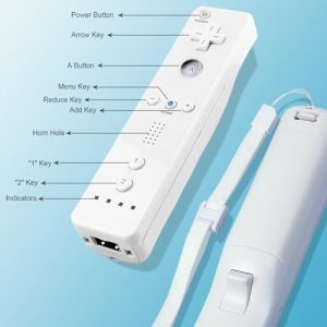 Wii U Controller with Silicone Case and Wrist Strap