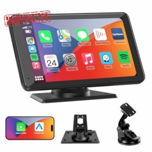 7 Inch Wireless Car Screen with Apple CarPlay & Android Auto