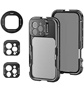 NEEWER Universal Phone Cage Video Rig with Bluetooth Shutter Side Handle Comfort Grips, Smartphon...